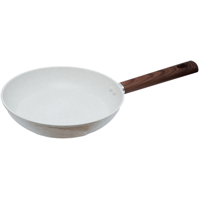 Tigaie granit 24 cm antiaderenta crem fara capac Synmore